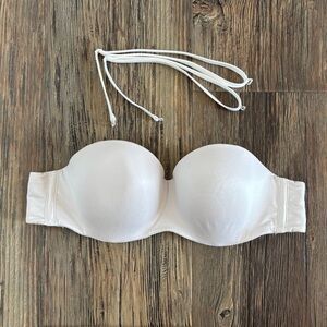 Victoria’s Secret Body by Victoria Lined Strapless Convertible Bra 34B White